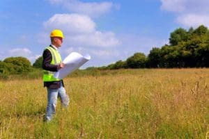 Civil Engineer in Field